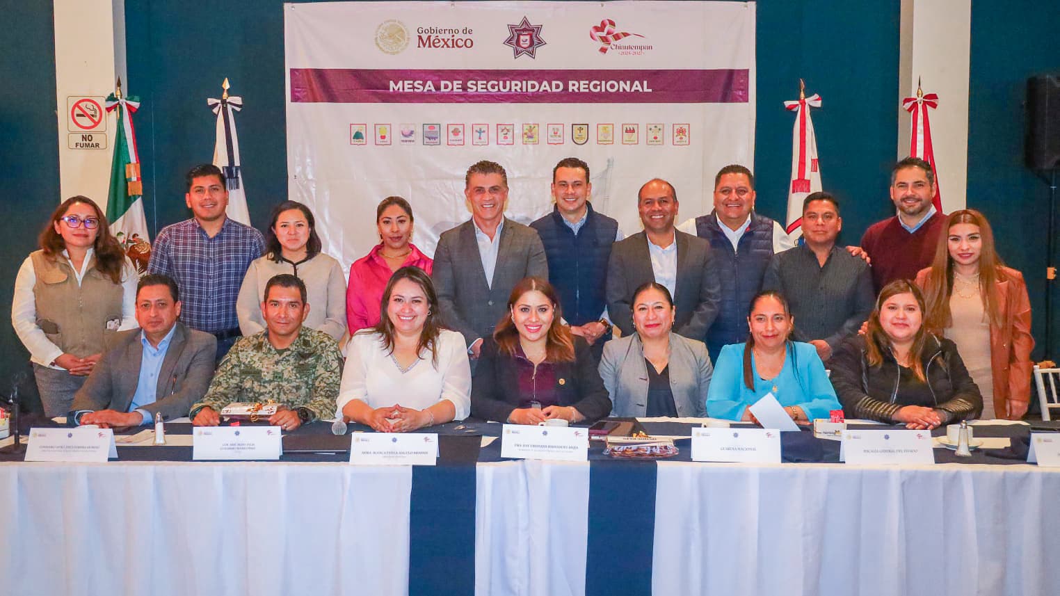 Chiautempan es sede de la Mesa de Seguridad de la Región II
